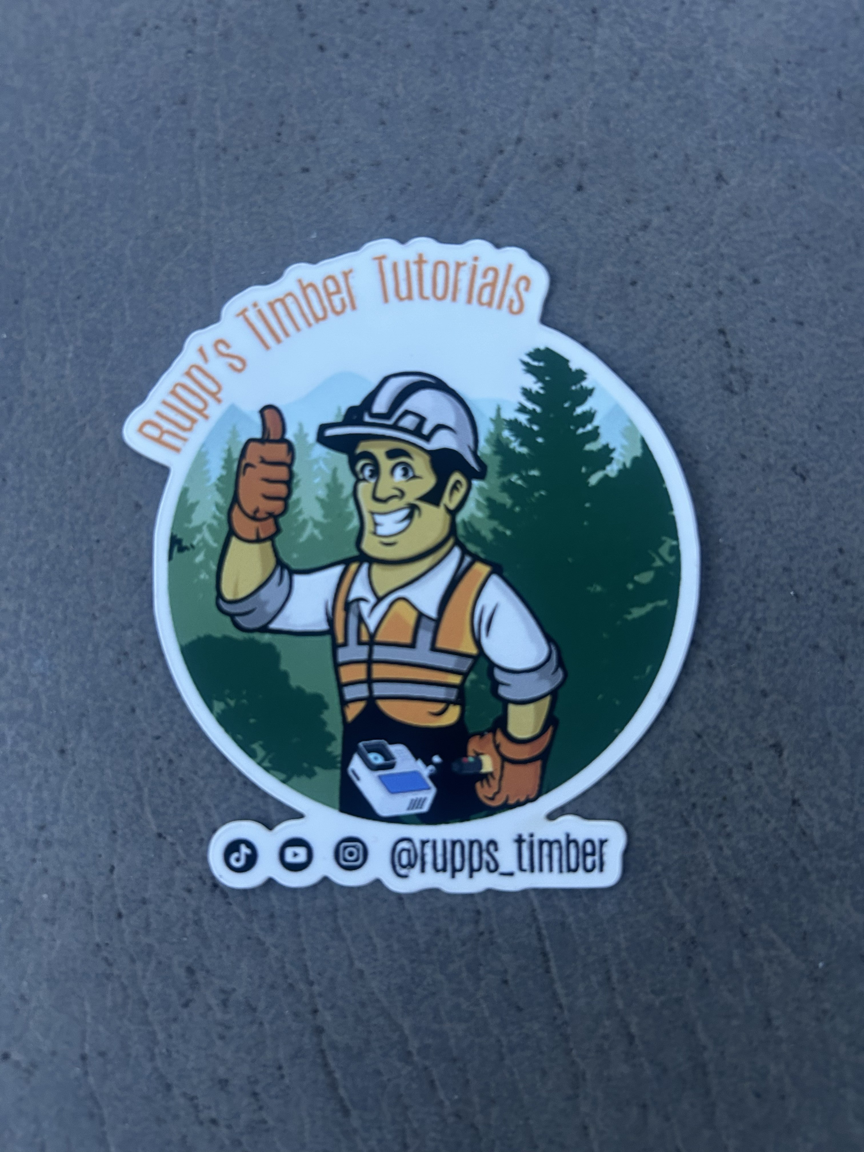 Rupp's Timber Tutorials Stickers